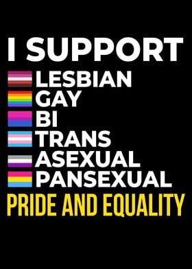 I Support Gay Homo Bi LGBT