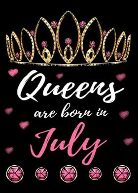 Queens Are Born In July Ha