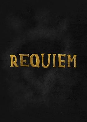 Requiem Mass Symbol Logo