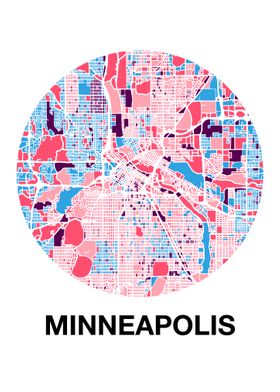 Minneapolis Minnesota Map