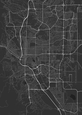 Colorado Springs USA Map