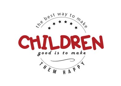 the best way to make child