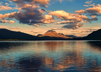 Dusk at Loch Maree