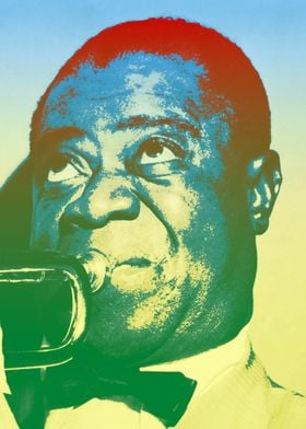 Louis Armstrong Pop Art