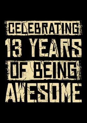 13 Years Awesome