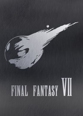 Metallic FF7 Logo