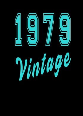 Retro 1979 Vintage Text