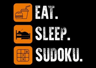 Eat Sleep Sudoku Repeat  