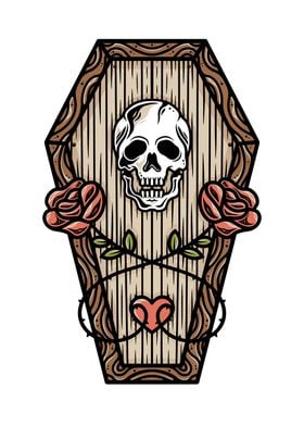 Dead Love Roses Tattoo Art