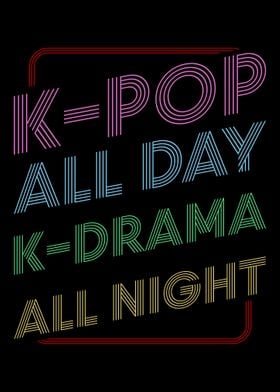 KPop All Day KDrama All 