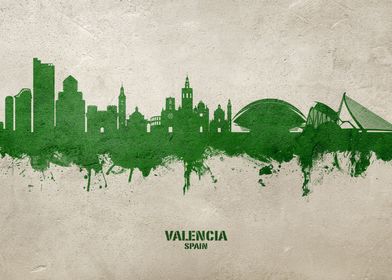 Valencia Skyline Spain