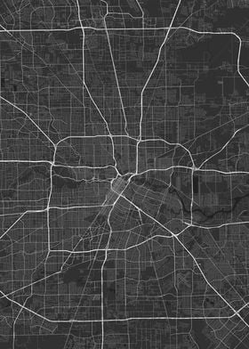 Houston USA Map