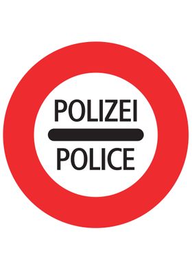 Swiss Road Sign