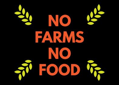 NO Farms NO Food Farming