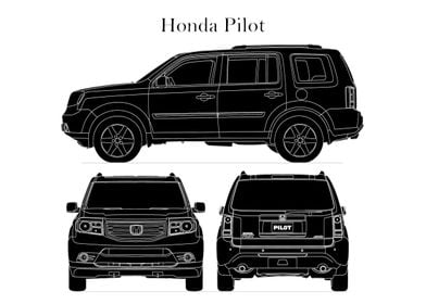 Honda Pilot 2013 Blueprint