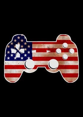 Joystick USA Flag