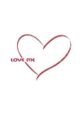 Love me simple heart