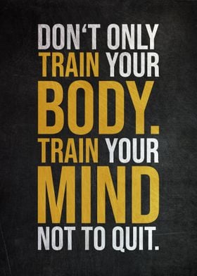 Train Your Body And Mind