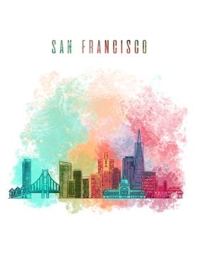 San Francisco City Poster