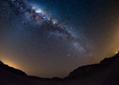 Milky Way arc from Namibia