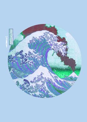 Great Wave Blue Waves