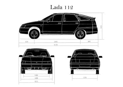 Lada 112 Blueprint 