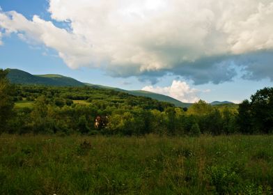 Green Bieszczady Mountains