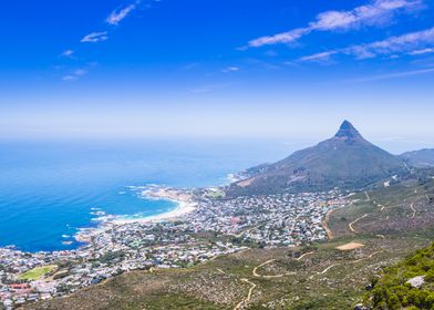 View of Cape Town city