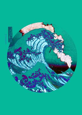 The Great Wave Colorful