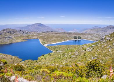 Dam on Table mountain 