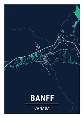 Blue Dark City Map-preview-1