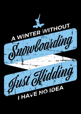 Snowboard Gift Winter