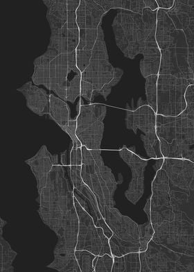Seattle USA Map