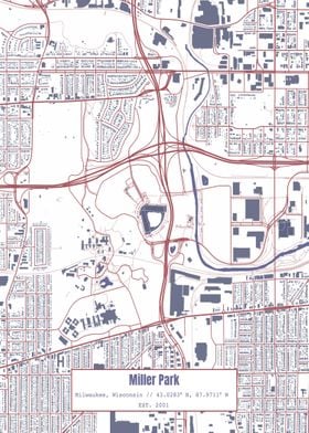 Miller Park Map