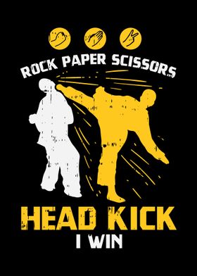 Rock Scissors Headkick Win