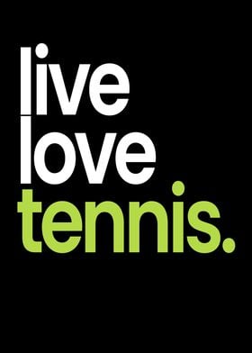 Live Love Tennis Player