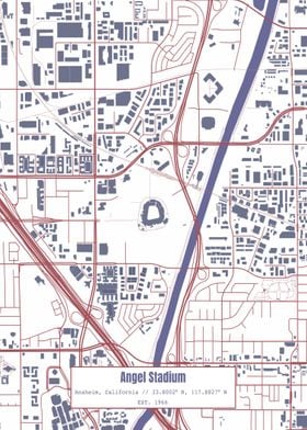 Angel Stadium Map