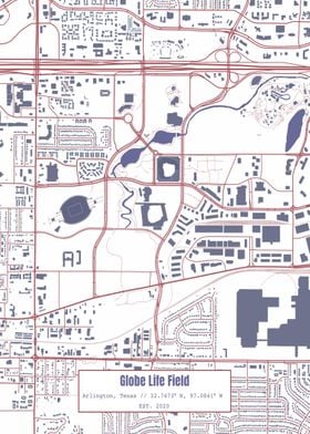 Globe Life Field Map