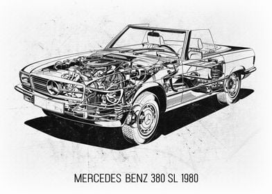 MercedesBenz 380 SL 1980