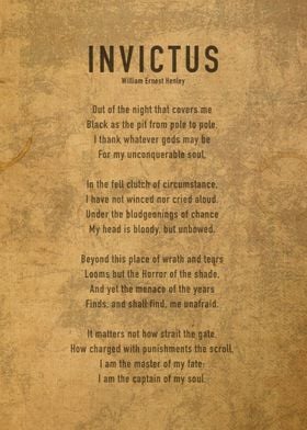 Invictus by William Henley