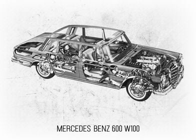 MercedesBenz 600 W100