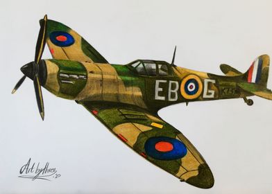 Spitfire In Flight