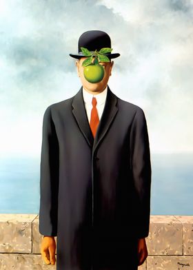 Magritte Son Of Man 1964