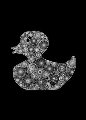 Rubber duck mandala