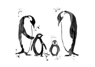 Penguins in love 