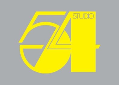 Studio 54 Yellow on Grey