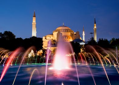 Hagia Sophia and Fountain