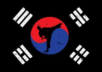 Taekwondo South Korea Flag