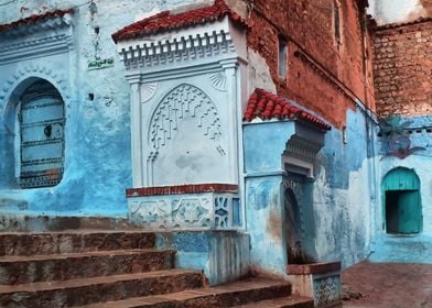 The Blue Moroccan City