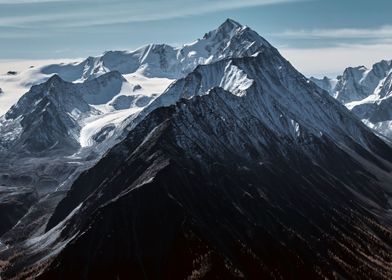 Winter mountain landscape